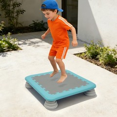 Kids’ Trampoline Kids’ Bouncing Board Balance and Bounce Kids’ Toy for Indoor
