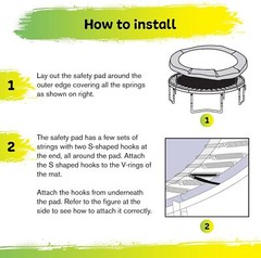 Machrus Replacement Spring Cover – Safety Pad, Fits only Brand 10 X 17 FT Rec…