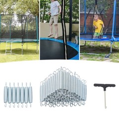72PCS Trampoline Springs with Spring Tool Trampoline Springs Replacement