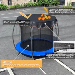 Trampoline Shade Cover 16FT Round Heavy Duty Trampoline Cover for Sun Protect…