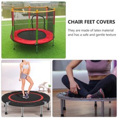 8 Pcs Non- Mat Fitness Rebounder Trampoline Feet Indoor Parts Leg