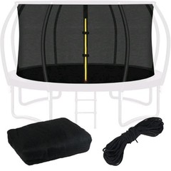 Trampoline Safety Net, for 8 Curved Poles, Top RingTop ring system net only