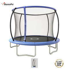 Sportspower BouncePro 10ft Trampoline Meets ASTM Safety Standards, Heavy-Duty Ru