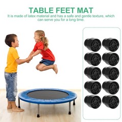 10pcs Trampoline Non- Mat Furniture Feet Protectors Noise Reduction Pad