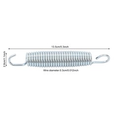 72PCS Trampoline Springs with Spring Tool Trampoline Springs Replacement
