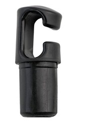 Trampoline Pole Caps Set of 8 for 1 Inch Diameter Black G Shape Hook