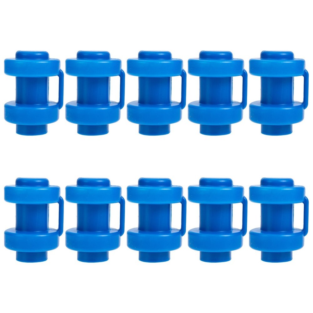 10Pcs Reusable Blue Trampoline Pole Caps PP Material Replacement Parts