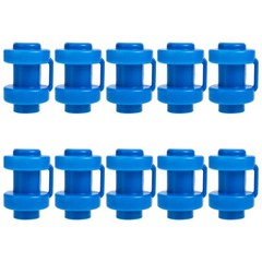 10Pcs Reusable Blue Trampoline Pole Caps PP Material Replacement Parts