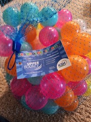Machrus’s Upper Bounce Trampoline Pit Balls in Mixed, Clear, Pink, Turquoise,