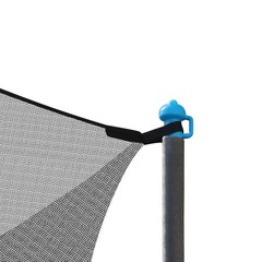 Trampoline Enclosure Net for 15Ft Round with 6 Poles – Replacement Safety