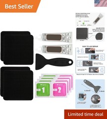 Durable 4″x4″ Trampoline Patch Set with Waterproof Glue & Preparation Pads