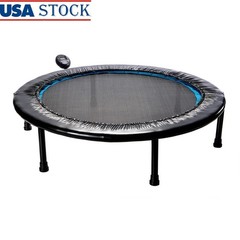 36″ Fitness Trampoline Incline Adjustable Legs Monitor Cardio Home Gym Workout
