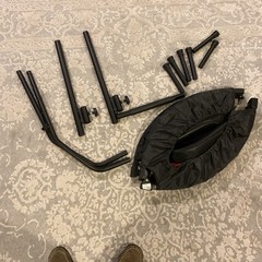 TONCUR FITNESS TRAMPOLINE WITH HANDLEBAR PADDING INDOOR GYM