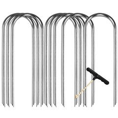 Trampoline Stakes High Wind Ground Stakes, Heavy Duty Trampoline Anchors Tent…