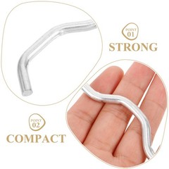 5Pcs Portable Trampoline Connectors Durable Metal Replacement Buckles Silver