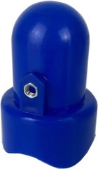 Large Trampoline Enclosure Pole Caps with Screw-in Bolts, Only Fit for Pole 1.5