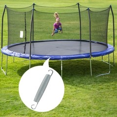 Superior Elasticity 7-Inch Trampoline Springs Set of 16 – T-Hook Tool Included
