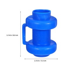 25Pcs Reusable Blue Plastic Trampoline Pole Caps for Enclosure Replacement