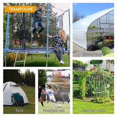 Heavy Duty UShaped Trampoline Stakes 12″ Wind Anchors for Tents & Goals