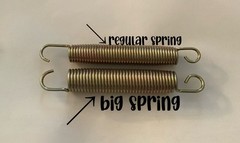 2 set 7.5″ BIG Springs 1″ for 15′ x 9′ Skywalker Trampoline RECTANGLE 15RC