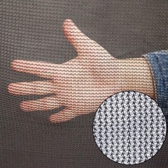 Replacement Round Trampoline Safety Net for 15ft Enclosure Frame 6 Straight Pole
