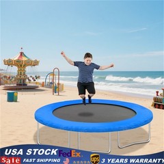 8ft Diameter PVC Trampoline Protection Cover Pad Trampoline Edge Springs Pad