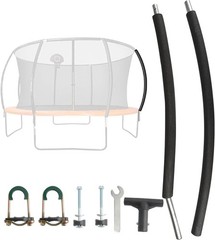 Universal Trampoline Pole Replacement 1PC, Fits 8-14FT, Foam Sleeve & Hardware