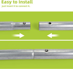 JIANBENKJ Trampoline Poles Replacement for Skywalker or Jumpzylla,Galvanized Tra