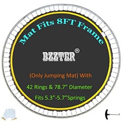 Replacement Fits 8FT Diameter Frame ø78.7″ & 42 V-Rings Fits 5.3″-5.7″Spring