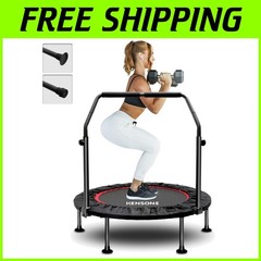 KENSONE 48″ Foldable Mini Trampoline, Max Load 450 lbs