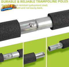 Trampoline Poles Replacement for Skywalker or Jumpzylla,Galvanized Trampoline En