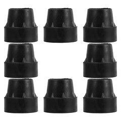 8Pcs Reusable Rubber Trampoline Tube Leg Caps with Pad for Daily Use Stability