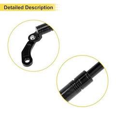 Motorcycle Balance Cross Bar Adjustable Motorbike Handlebars 10mm 0.39″ Black