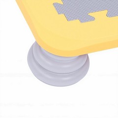 Yellow Mini Trampoline For Kids Sensory Trampoline Bouncing Board With Non LHEV