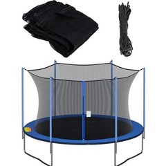 Trampoline Replacement Safety Net for 6 Straight Poles Round Frame Trampoline…