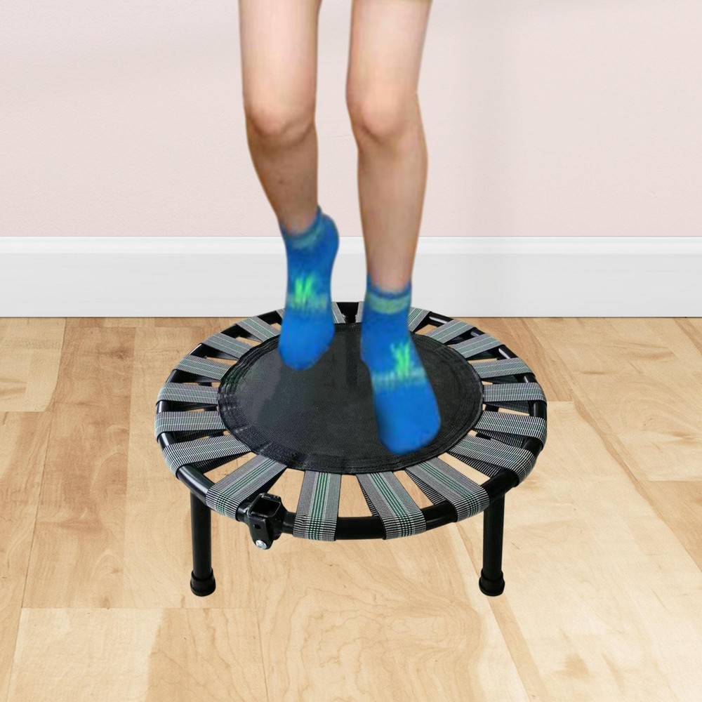 Mini Trampoline Round Trampoline for Fitness Play Exercise Birthday Gifts