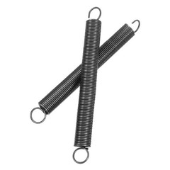 2Pcs Double Hook Tension Springs Metal Wire for Crafting and Repairs