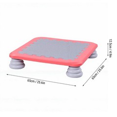 Red Mini Trampoline For Kids Sensory Trampoline Bouncing Board With Non Sli JHSI