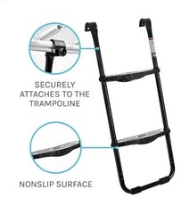 SkyBound Two-Steps Universal Trampoline Ladder – Wide-Step Ladder Brand New