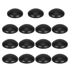 15Pcs Durable Black Plastic Trampoline Pole End Caps Replacement Set