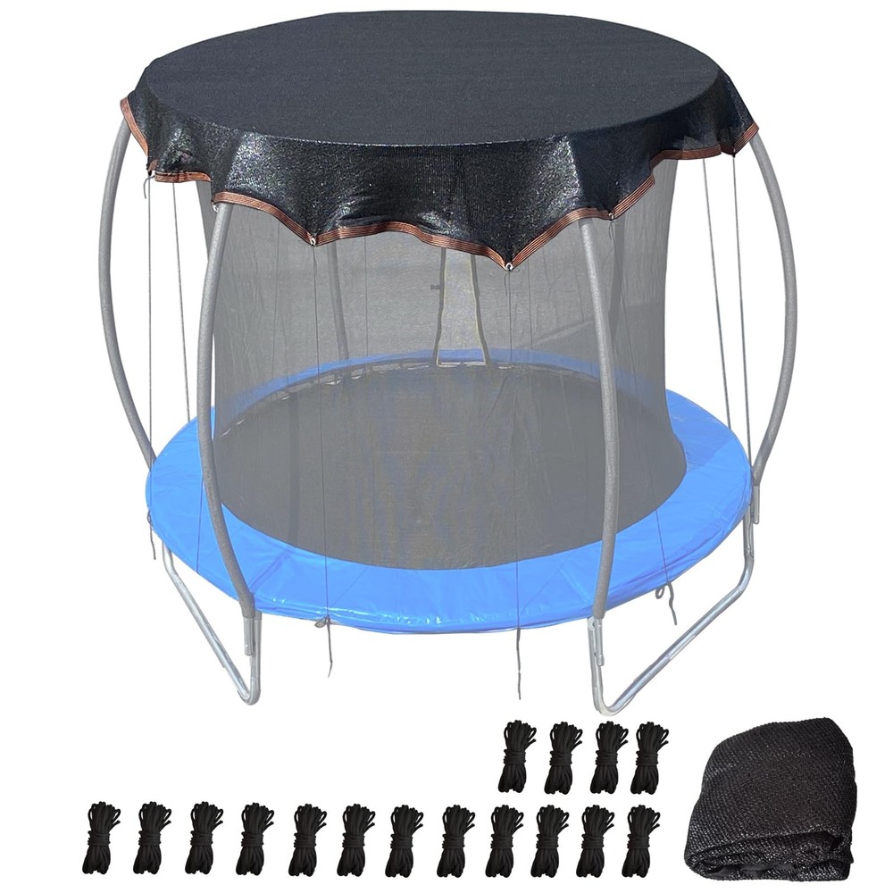 XATAMIO Trampoline Shade Cover 14FT Round Heavy Duty Trampoline Cover for Sun…