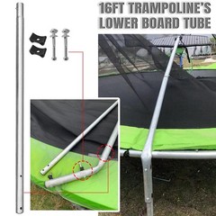 1.5″ Diameter 16FT Trampoline Lower Board Tube Replacement Pole 1pcs 11A