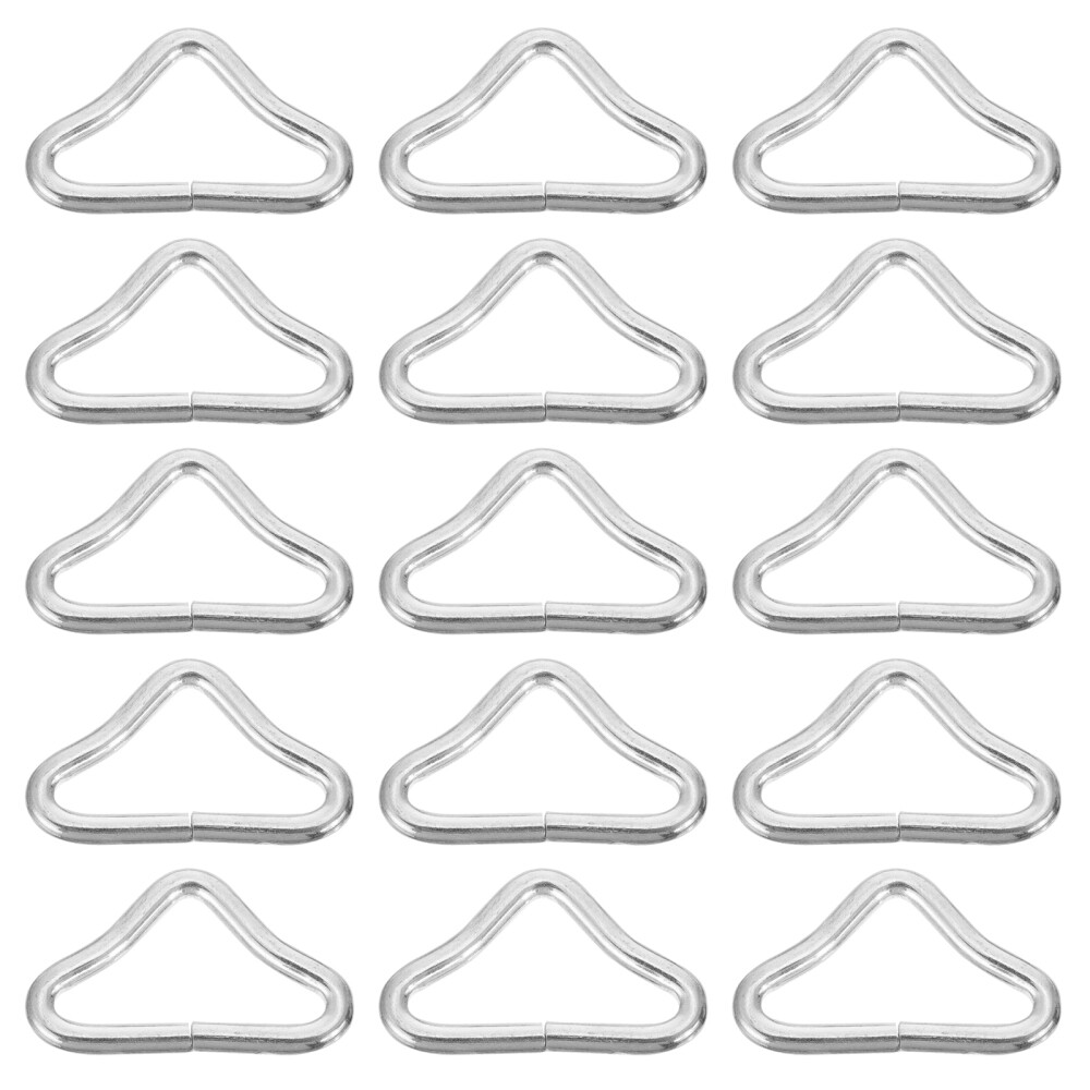 40PCS Trampoline Buckle Zinc Plating Steel V-Ring for Trampoline Strap Bag Clasp