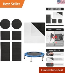 Versatile Self-Adhesive Trampoline Mat Repair Patches – Mess-Free Installation