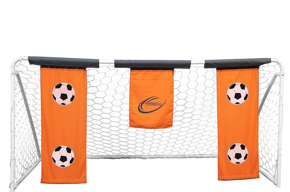 Skywalker Sports 9′ X 5′ Soccer Goal With Practice Banners