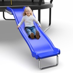 Plastic Trampoline Slide 8-16FT Blue Support