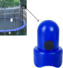 Large Trampoline Enclosure Pole Caps with Screw-In Bolts, Only Fit for Pole 1.5