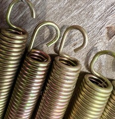 10 Heavy-duty steel springs for large trampoline – 6.5″ -USED