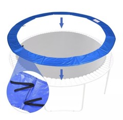 12′ FT Round Trampoline Safety Pad Replacement EPE Foam Blue Spring Frame Cover