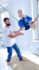 Premium Bungee for Fitness Experience. Happy Bouncing Babies